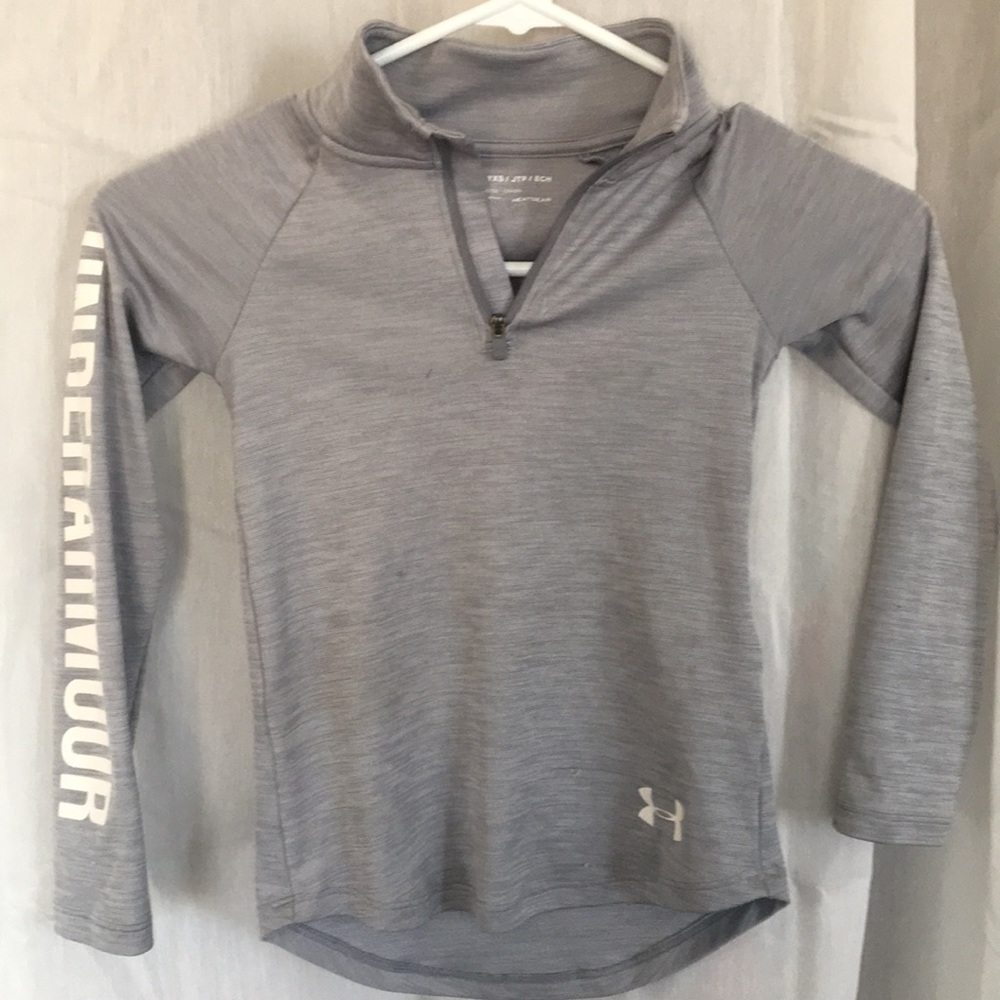 Girls Under Armour 1/2 zipped